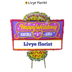 Bunga Papan Wedding 85