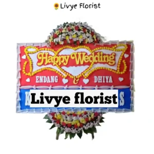 Bunga Papan Wedding 46
