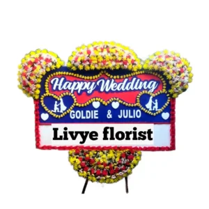 Bunga Papan Wedding 70